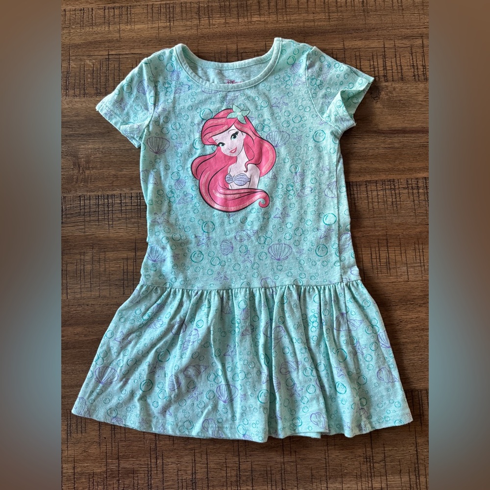 DISNEY | Toddler Princess Ariel T-Shirt Dresses - 2T